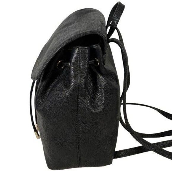 Kate Spade Backpack Purse Mulberry Street Small Breezy Black Pebbled Leather Bag - Picture 5 of 16